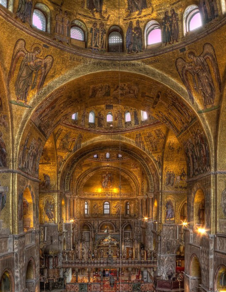Intérieur Basilique Saint-Marc, Venise