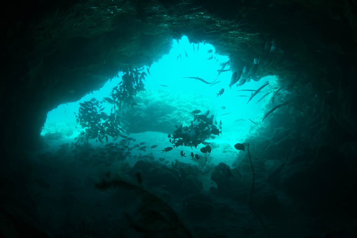Les 3 caves, spot de plongée au Cap-Vert