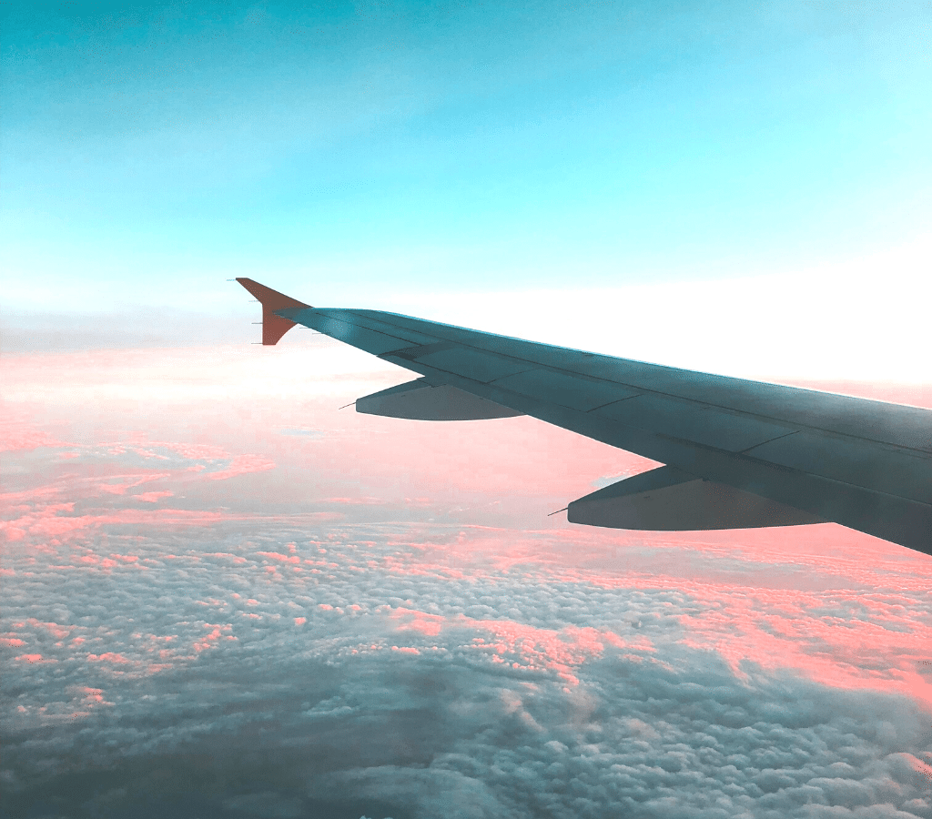 Photo aile d'avion, ciel, nuages
