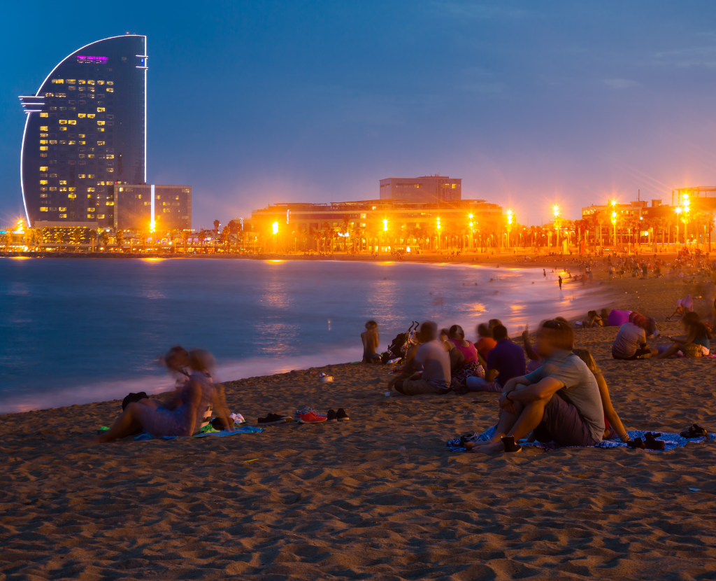 Barceloneta​, plage de Barcelone
